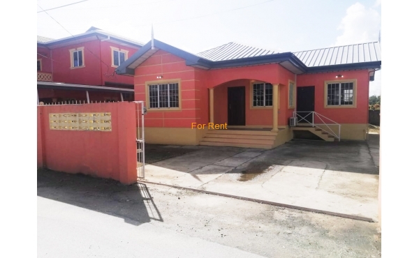 Laundry Road, Kelly Village, Caroni House For Rent